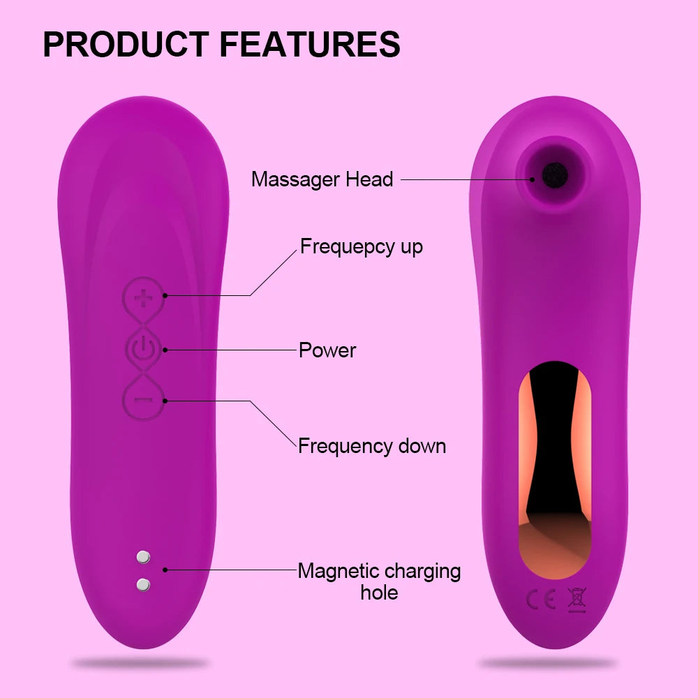 Sucker Clitoris Sucking Vibrator Female Clit Nipple Oral Vacuum Stimulator Massager Sex Toys Adults Goods for Women