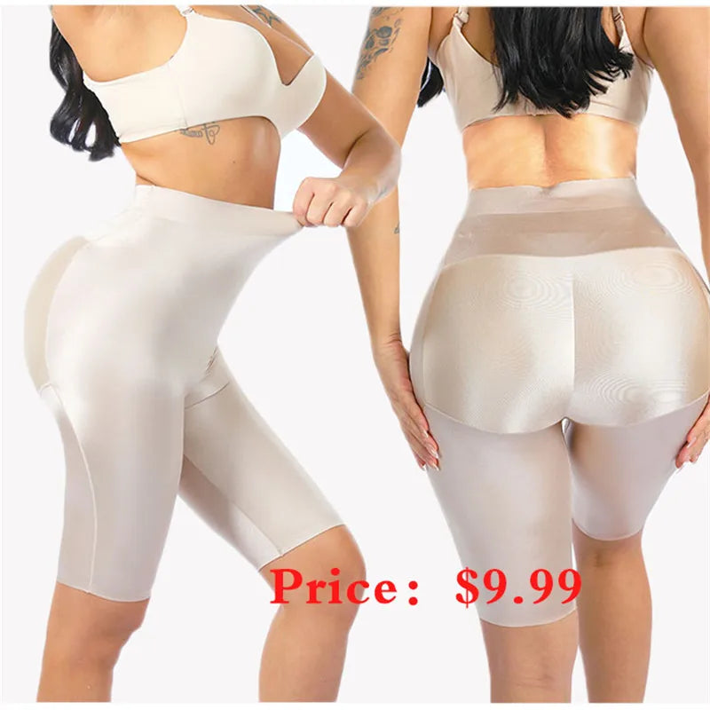 GUUDIA Padded Booty Shapewear Panties Bum Enhancer Butt Enhancement Body Shaper Women Buttock Lift Not Removable Pad Cusion Buns