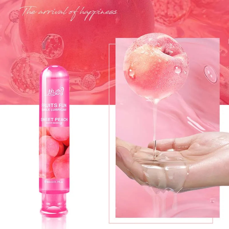 Fruity Lubricant Strawberry Flavor Lubricant Sex Lube Water Based Lubricant Oral Sex Anal Sex Masturbation Vagina Orgasm Gel