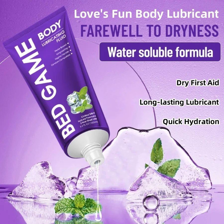 Intimate mint Lubricant Pleasure Body Erotic Oil Lubricant Adult Sex Supplies flirting for couples 200ml