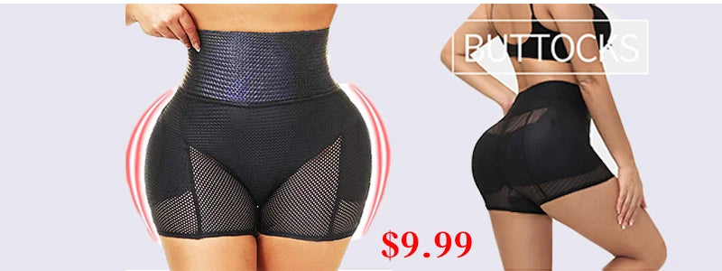 GUUDIA Padded Booty Shapewear Panties Bum Enhancer Butt Enhancement Body Shaper Women Buttock Lift Not Removable Pad Cusion Buns