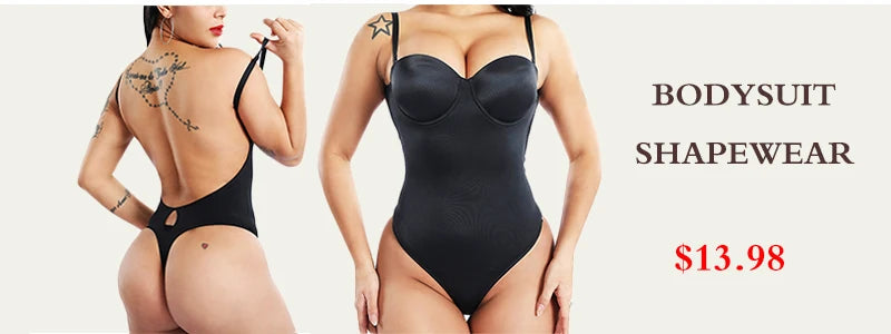 GUUDIA Racerback Bodysuits Control Shaper Butt Lifting Jumpsuit Tummy Control Wait Trimmer Body Shaper Women Stretchy Elastic