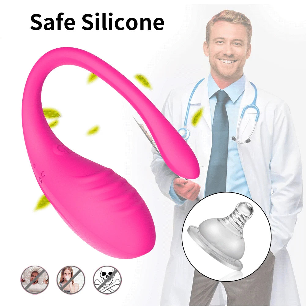 APP Controlled Vaginal Vibrators G Spot 9 Speed ​​Anal Vibrating Egg Massager Wearable Stimulator Adult Sex Toys for Women Couples
