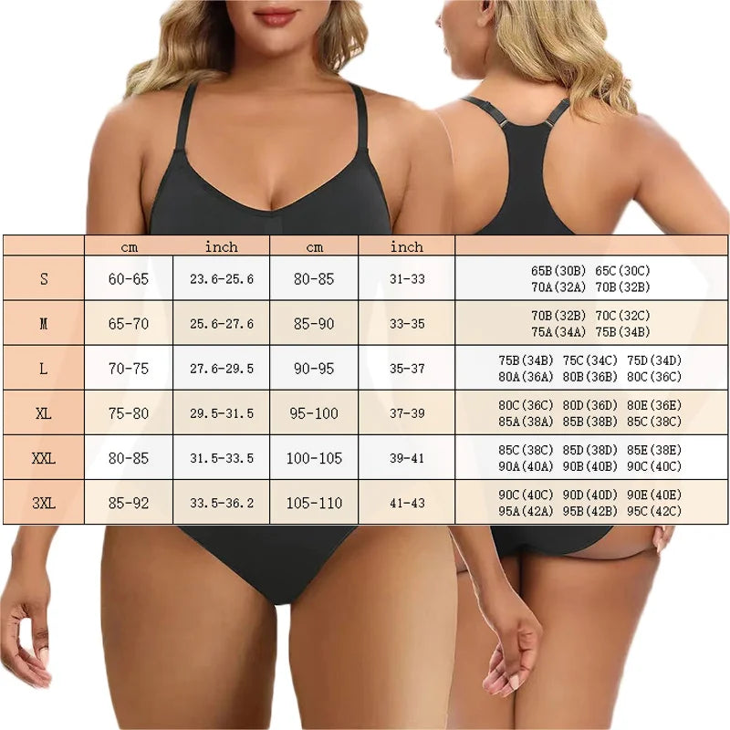 GUUDIA Racerback Bodysuits Control Shaper Butt Lifting Jumpsuit Tummy Control Wait Trimmer Body Shaper Women Stretchy Elastic