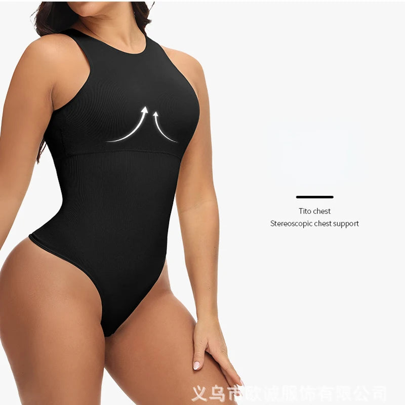 Full Body Shapewear Women Bodysuit Shaper Butt Lifter Buttock Hip Tummy Control Sculpting Thong Slimming Sheath Woman Flat Belly