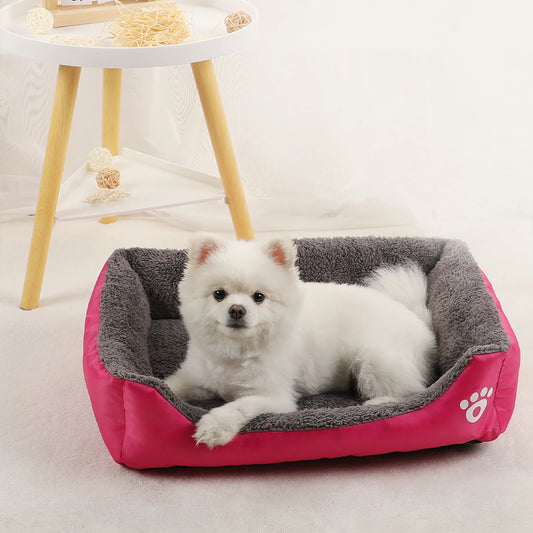 Dog Bed Pet Beds Cats Sofa Accessories Small Puppy Large Cushion Dogs Pet Supplies Baskets Large Basket Mat Bedding Kennel Fluffy