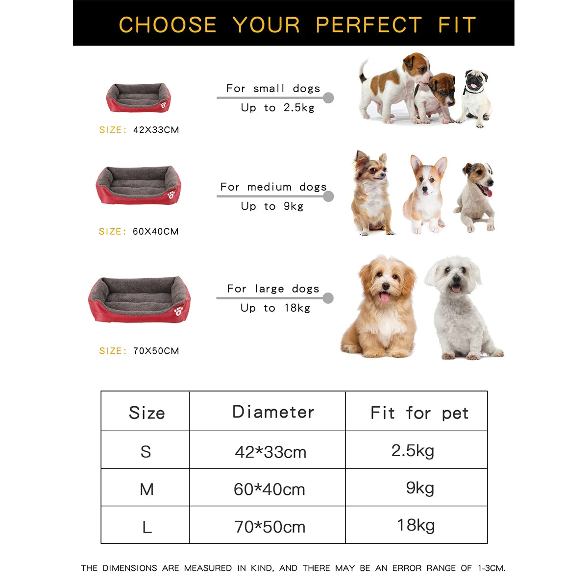 Dog Bed Pet Beds Cats Sofa Accessories Small Puppy Large Cushion Dogs Pet Supplies Baskets Large Basket Mat Bedding Kennel Fluffy