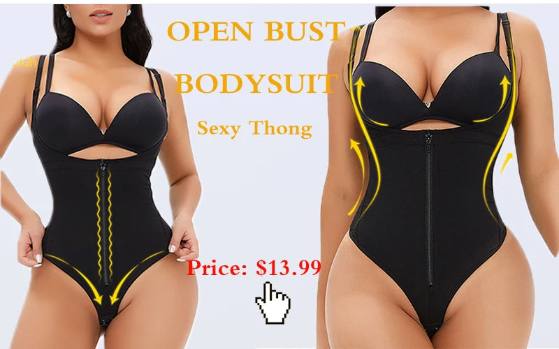 GUUDIA Racerback Bodysuits Control Shaper Butt Lifting Jumpsuit Tummy Control Wait Trimmer Body Shaper Women Stretchy Elastic