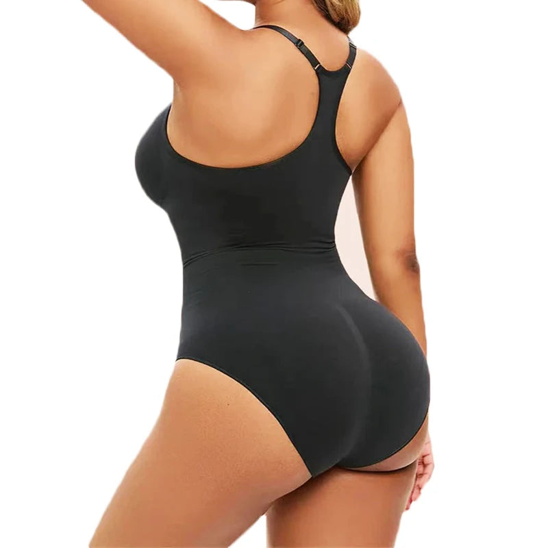 GUUDIA Racerback Bodysuits Control Shaper Butt Lifting Jumpsuit Tummy Control Wait Trimmer Body Shaper Women Stretchy Elastic