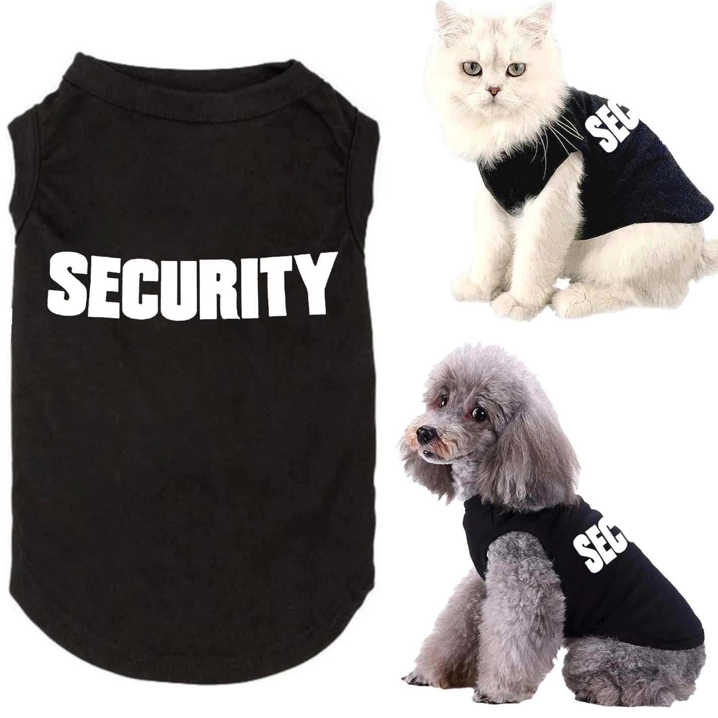 Security Clothing for Dogs Summer Pet Clothes Vest for Small Dogs Chihuahua Yorkshire Puppy Cats Low Price Pets T-shirt Costume