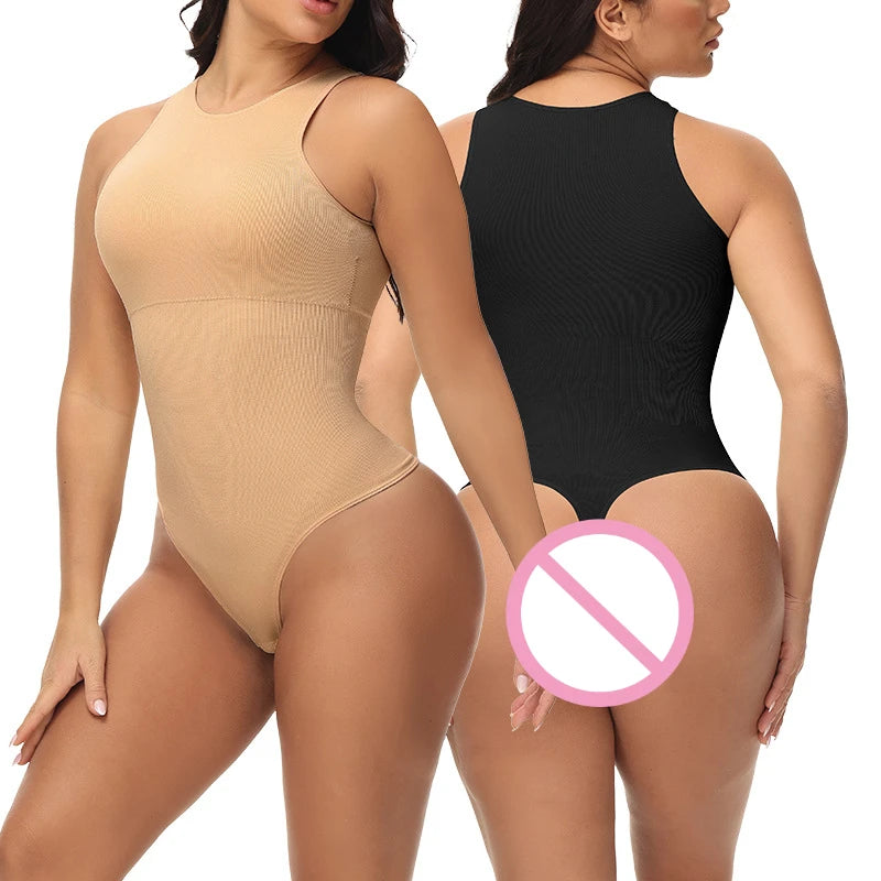 Full Body Shapewear Women Bodysuit Shaper Butt Lifter Buttock Hip Tummy Control Sculpting Thong Slimming Sheath Woman Flat Belly