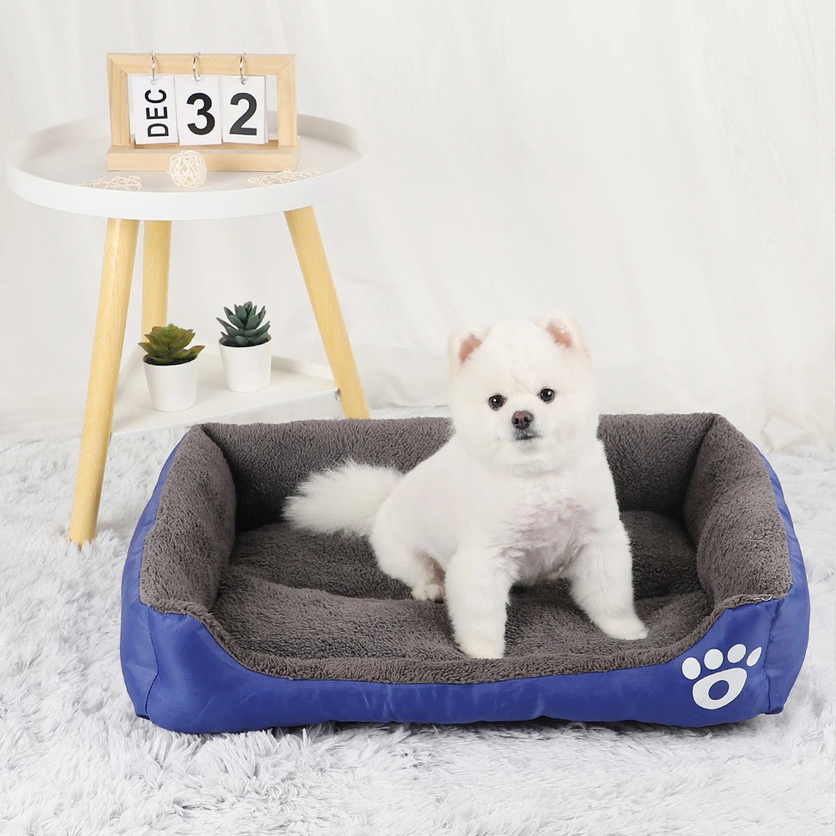 Dog Bed Pet Beds Cats Sofa Accessories Small Puppy Large Cushion Dogs Pet Supplies Baskets Large Basket Mat Bedding Kennel Fluffy
