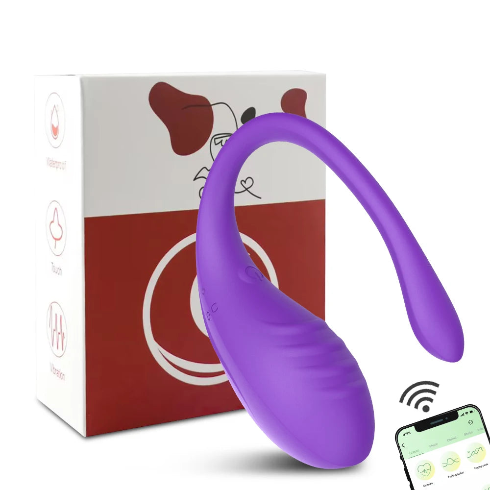 APP Controlled Vaginal Vibrators G Spot 9 Speed ​​Anal Vibrating Egg Massager Wearable Stimulator Adult Sex Toys for Women Couples
