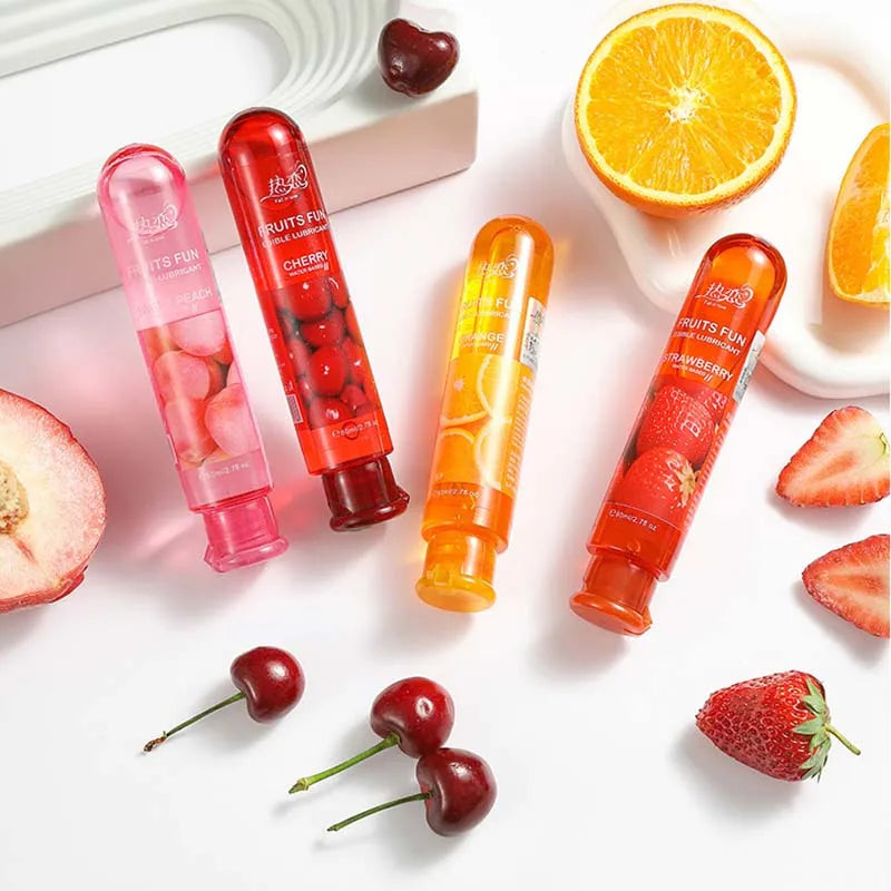 Fruity Lubricant Strawberry Flavor Lubricant Sex Lube Water Based Lubricant Oral Sex Anal Sex Masturbation Vagina Orgasm Gel