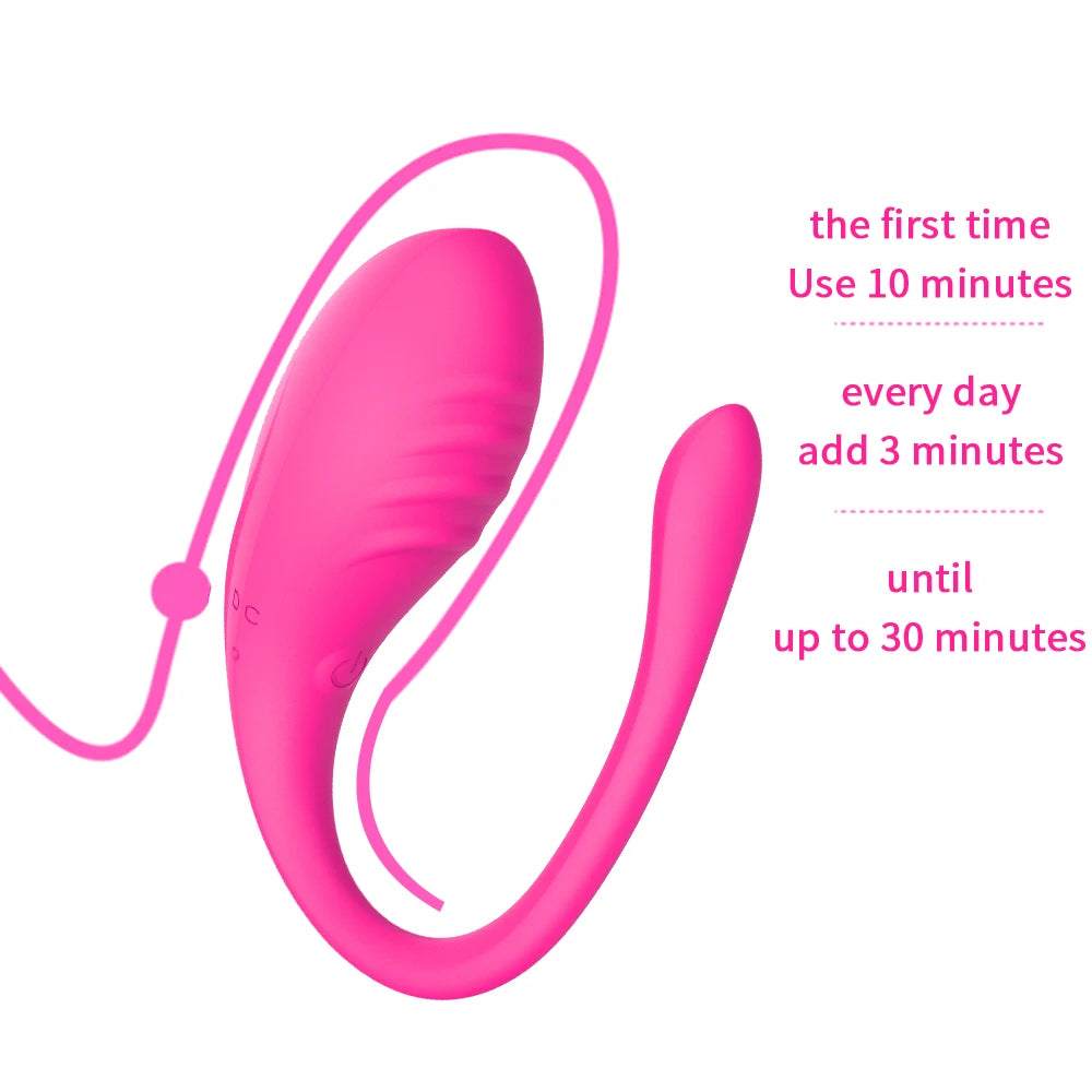 APP Controlled Vaginal Vibrators G Spot 9 Speed ​​Anal Vibrating Egg Massager Wearable Stimulator Adult Sex Toys for Women Couples