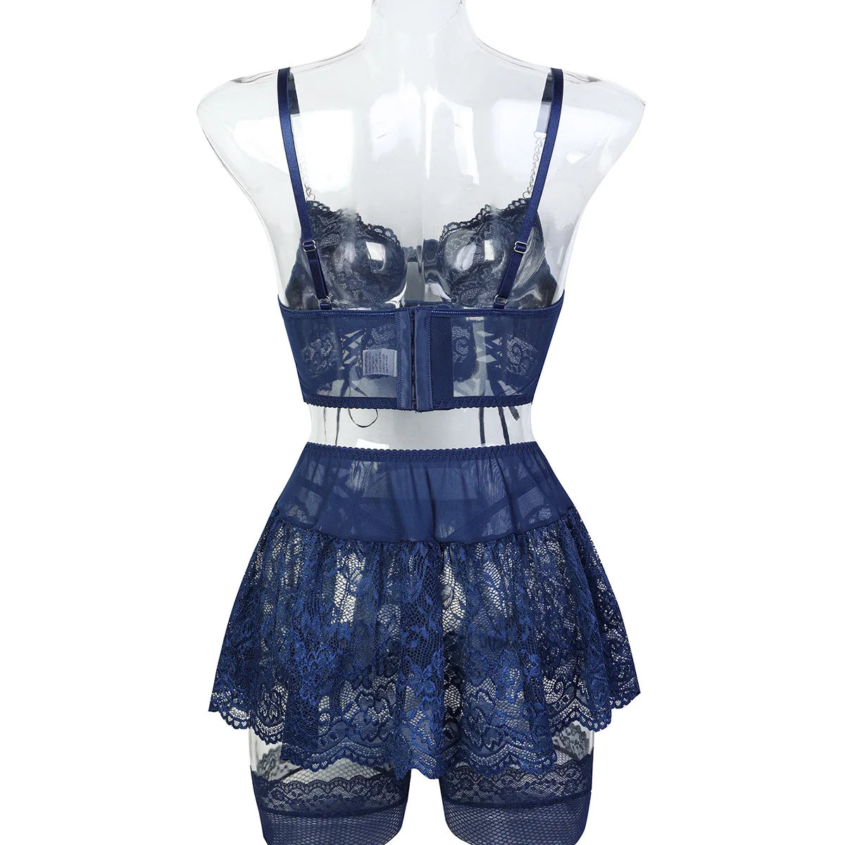 Ellolace Fancy Sexy Lingerie Lace Ultra Sexy Women's Ethical Underwear g-String Hot Skirt Ensemble Outfits Brazilian Underwear