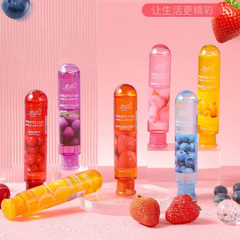 Fruity Lubricant Strawberry Flavor Lubricant Sex Lube Water Based Lubricant Oral Sex Anal Sex Masturbation Vagina Orgasm Gel