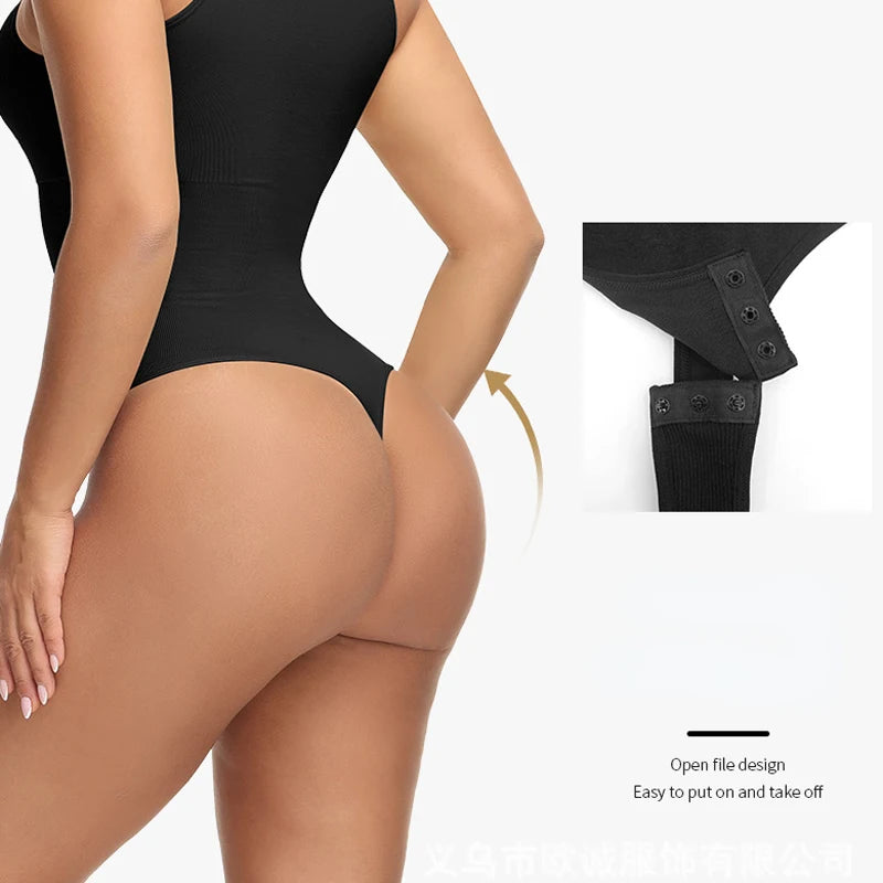 Full Body Shapewear Women Bodysuit Shaper Butt Lifter Buttock Hip Tummy Control Sculpting Thong Slimming Sheath Woman Flat Belly