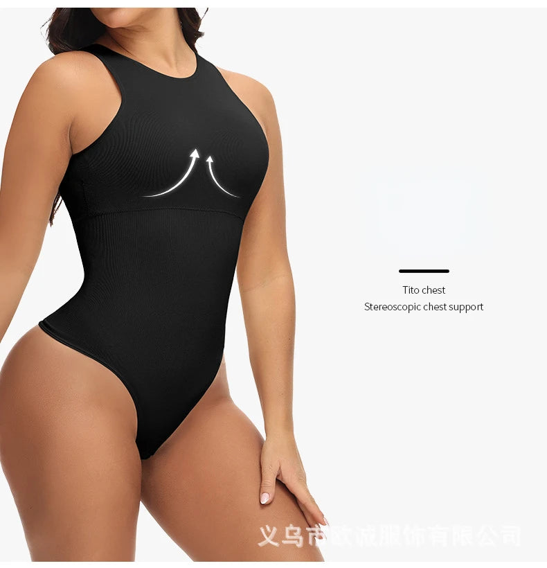 Full Body Shapewear Women Bodysuit Shaper Butt Lifter Buttock Hip Tummy Control Sculpting Thong Slimming Sheath Woman Flat Belly